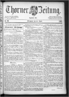 Thorner Zeitung 1886, Nro. 98