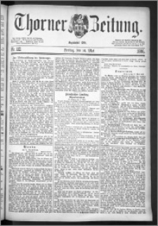 Thorner Zeitung 1886, Nro. 112