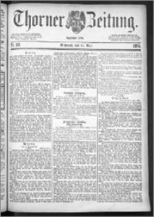 Thorner Zeitung 1886, Nro. 116