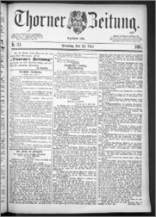 Thorner Zeitung 1886, Nro. 119