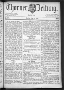 Thorner Zeitung 1886, Nro. 134