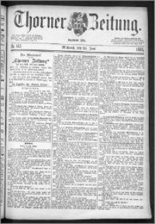 Thorner Zeitung 1886, Nro. 143