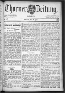 Thorner Zeitung 1886, Nro. 167