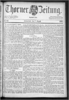 Thorner Zeitung 1886, Nro. 182