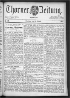 Thorner Zeitung 1886, Nro. 196