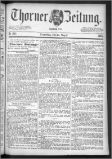 Thorner Zeitung 1886, Nro. 198