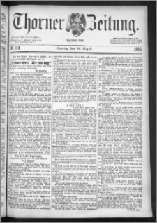 Thorner Zeitung 1886, Nro. 201