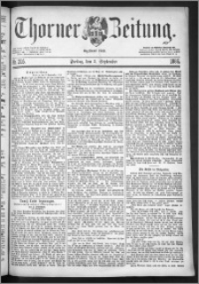 Thorner Zeitung 1886, Nro. 205