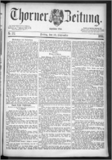 Thorner Zeitung 1886, Nro. 211