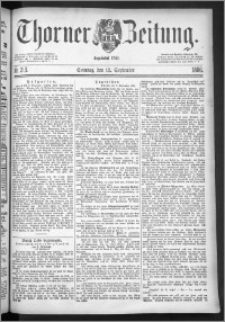 Thorner Zeitung 1886, Nro. 213