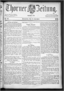 Thorner Zeitung 1886, Nro. 218