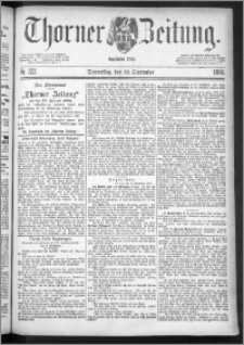 Thorner Zeitung 1886, Nro. 222