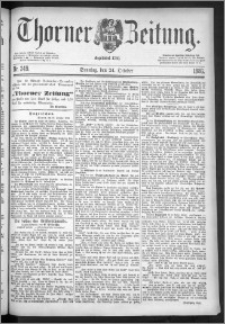 Thorner Zeitung 1886, Nro. 249