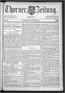 Thorner Zeitung 1886, Nro. 276