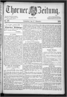 Thorner Zeitung 1886, Nro. 278