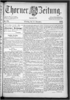 Thorner Zeitung 1886, Nro. 279