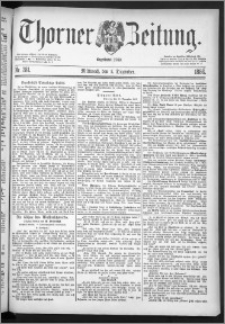 Thorner Zeitung 1886, Nro. 281