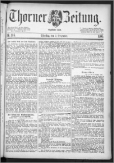 Thorner Zeitung 1886, Nro. 286