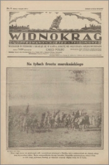 Widnokrąg : ilustrowany kurier tygodniowy, 1925.08.01 nr 8