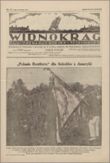 Widnokrąg : ilustrowany kurier tygodniowy, 1925.08.22 nr 11