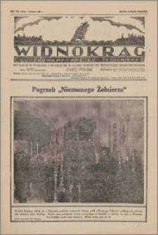 Widnokrąg : ilustrowany kurier tygodniowy, 1925.11.07 nr 22