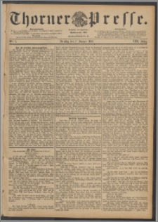 Thorner Presse 1890, Jg. VIII, Nro. 5 + Beilage