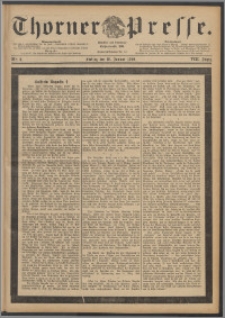 Thorner Presse 1890, Jg. VIII, Nro. 8 + Beilage