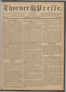 Thorner Presse 1890, Jg. VIII, Nro. 33 + Beilagenwerbung
