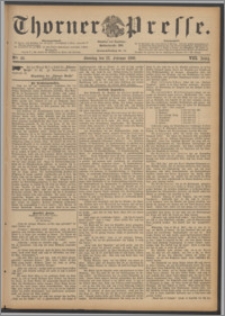 Thorner Presse 1890, Jg. VIII, Nro. 46 + Beilage, Extrablatt