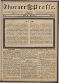 Thorner Presse 1890, Jg. VIII, Nro. 58 + Beilage