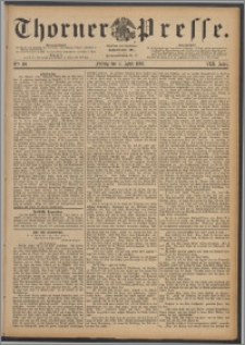 Thorner Presse 1890, Jg. VIII, Nro. 80 + Beilage