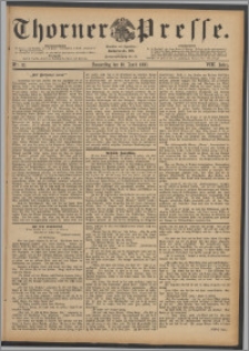 Thorner Presse 1890, Jg. VIII, Nro. 83 + Beilagenwerbung