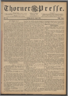 Thorner Presse 1890, Jg. VIII, Nro. 84