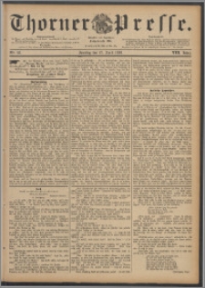 Thorner Presse 1890, Jg. VIII, Nro. 98 + Beilage