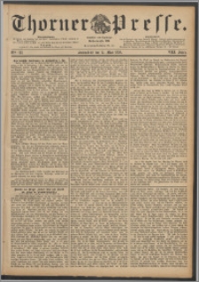 Thorner Presse 1890, Jg. VIII, Nro. 113 + Beilage, Extrablatt
