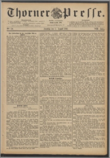 Thorner Presse 1890, Jg. VIII, Nro. 191 + Beilage