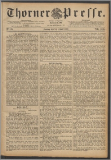 Thorner Presse 1890, Jg. VIII, Nro. 197 + Beilage