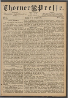 Thorner Presse 1890, Jg. VIII, Nro. 216 + Beilagenwerbung