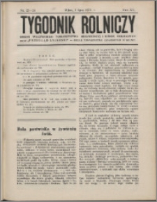 Tygodnik Rolniczy 1931, R. 15 nr 25/26