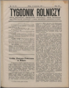 Tygodnik Rolniczy 1931, R. 15 nr 35/36
