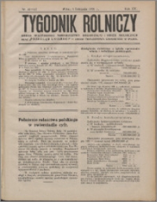 Tygodnik Rolniczy 1931, R. 15 nr 41/42