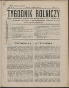 Tygodnik Rolniczy 1932, R. 16 nr 5/6