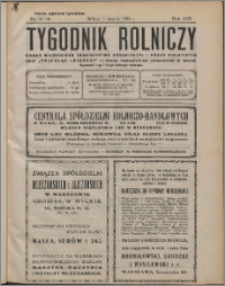 Tygodnik Rolniczy 1932, R. 16 nr 9/10
