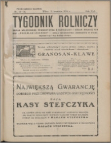 Tygodnik Rolniczy 1932, R. 16 nr 35/36