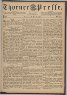 Thorner Presse 1890, Jg. VIII, Nro. 281 + Beilage, Beilagenwerbung