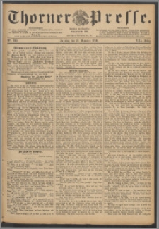 Thorner Presse 1890, Jg. VIII, Nro. 299 + Beilage
