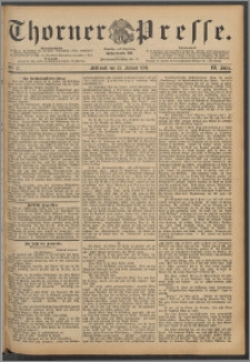 Thorner Presse 1891, Jg. IX, Nro. 17 + Extrablatt