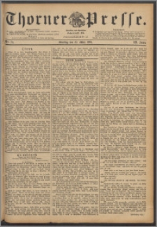 Thorner Presse 1891, Jg. IX, Nro. 74 + Beilage