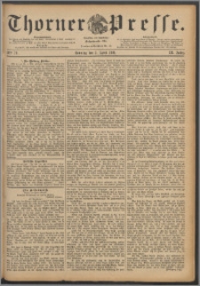 Thorner Presse 1891, Jg. IX, Nro. 79 + Beilage