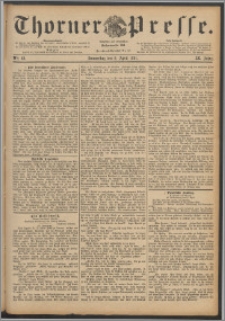 Thorner Presse 1891, Jg. IX, Nro. 82